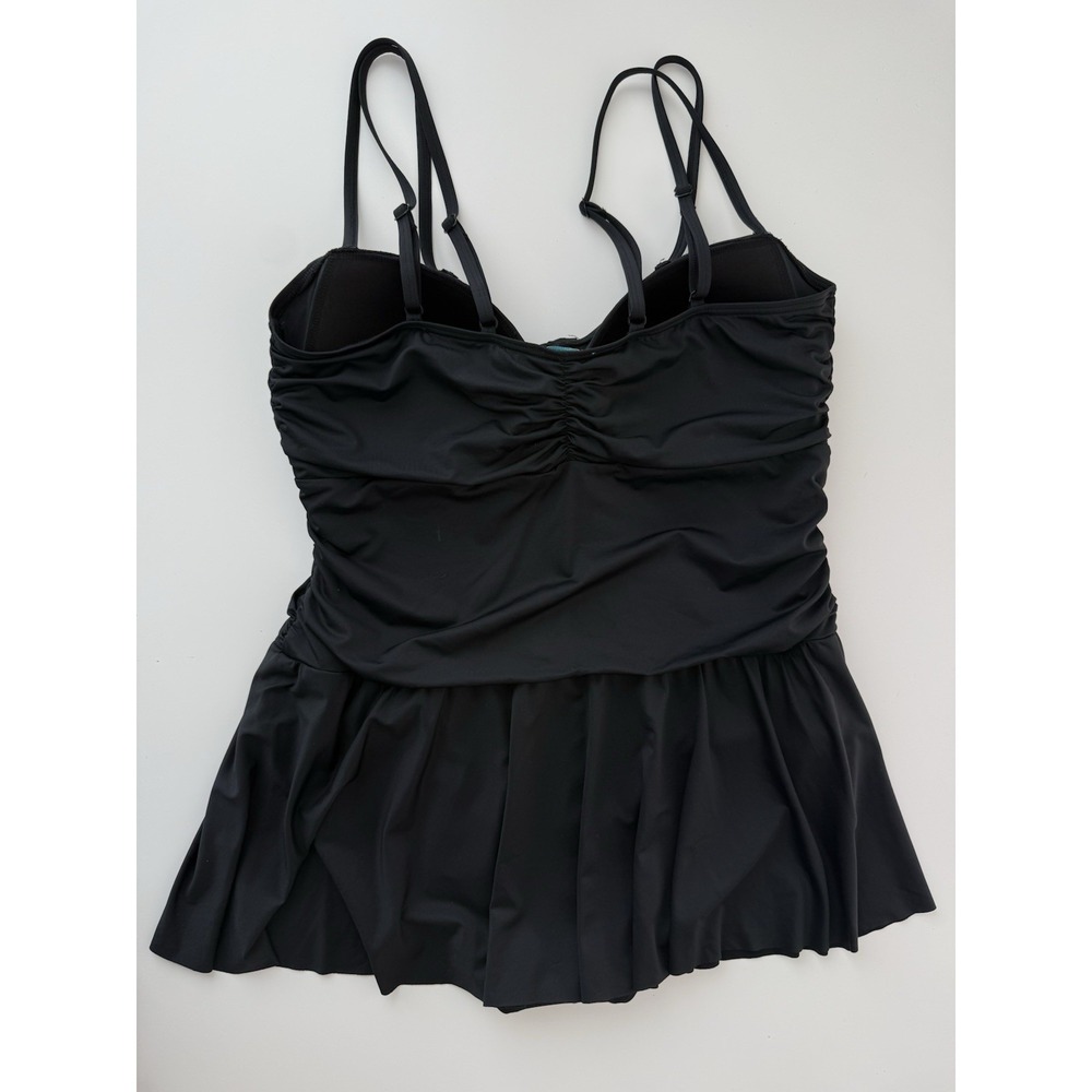 Sundance Seas The Day One Piece Black Swim Suit Womens XL Resortwear Vacation - Picture 6 of 11